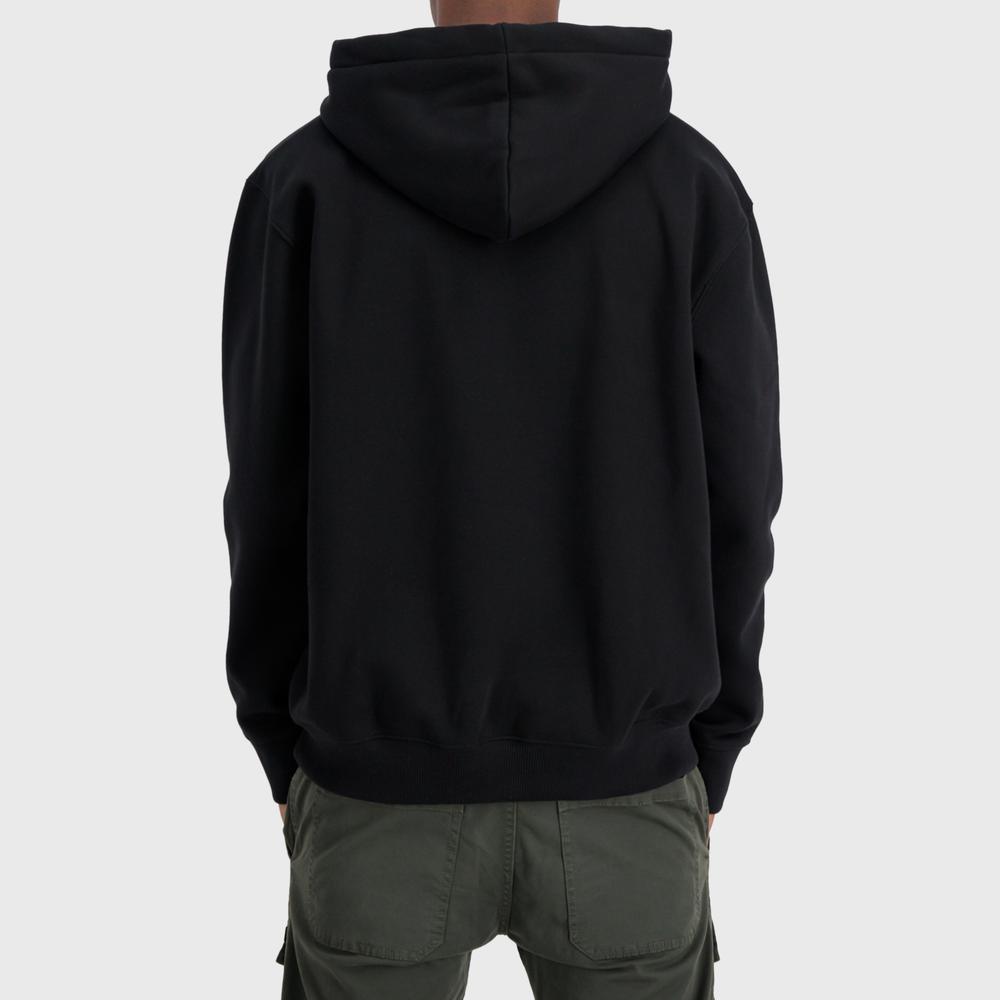 Mikina Alpha Industries Taped Pocket Hoody 13833203 - černé