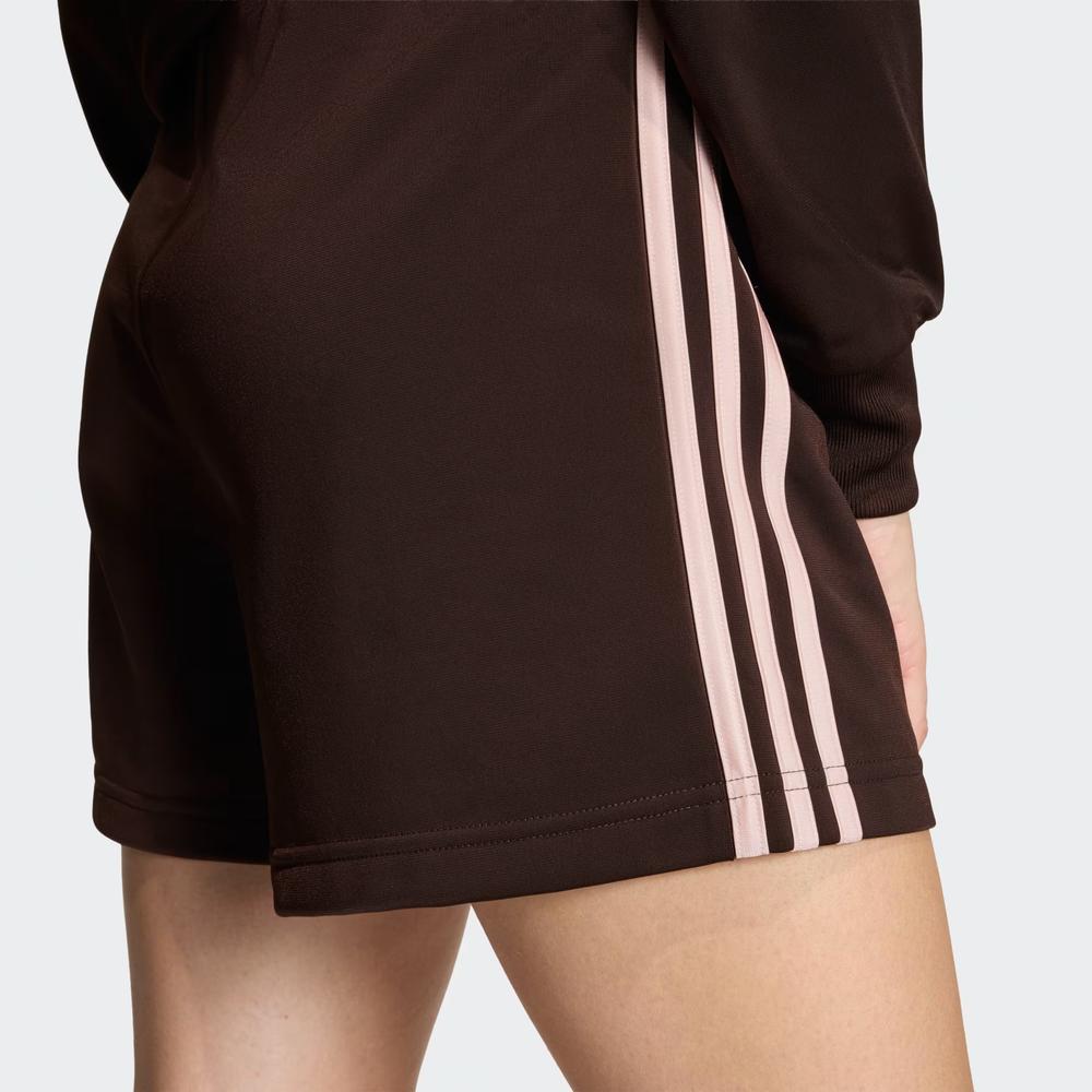 Krátké kalhoty dámské adidas Originals Classic Firebird KD3672 - hnědé