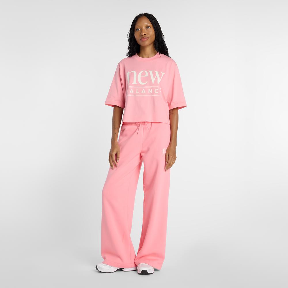 Dámské tričko New Balance WT61V5OPAA6 - růžové