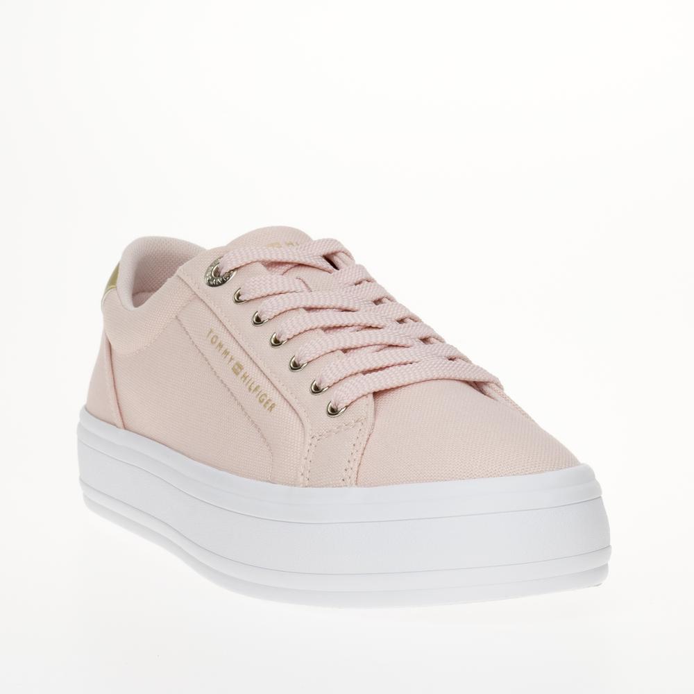 Boty Tommy Hilfiger Essential Vulc Canvas FW0FW07682-TJQ - růžové