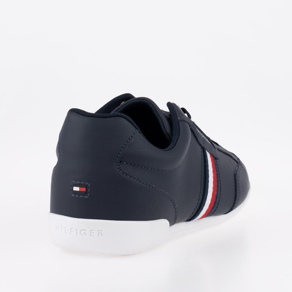 Boty Tommy Hilfiger Classic LO Cupsole Leather FM0FM04277-DW5 - tmavě modrě