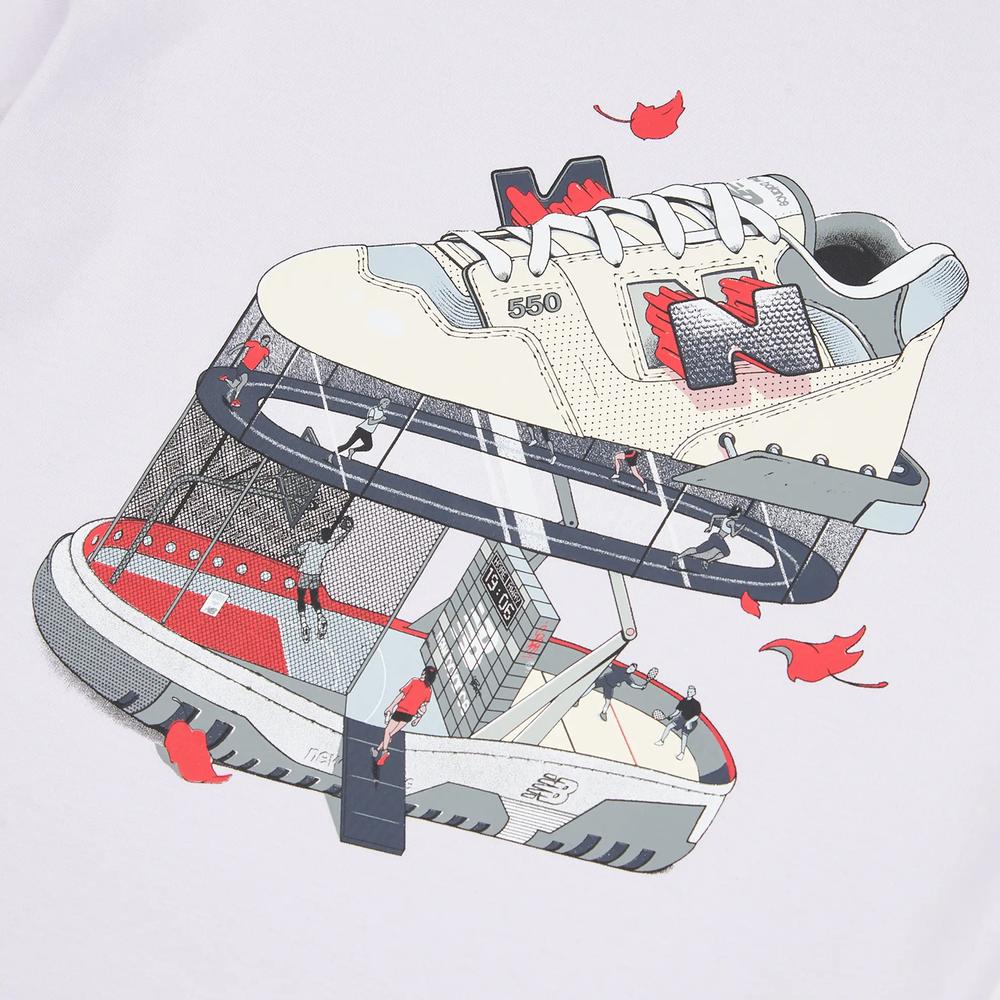 Tričko dětské New Balance LAKG0117RIG - fialové