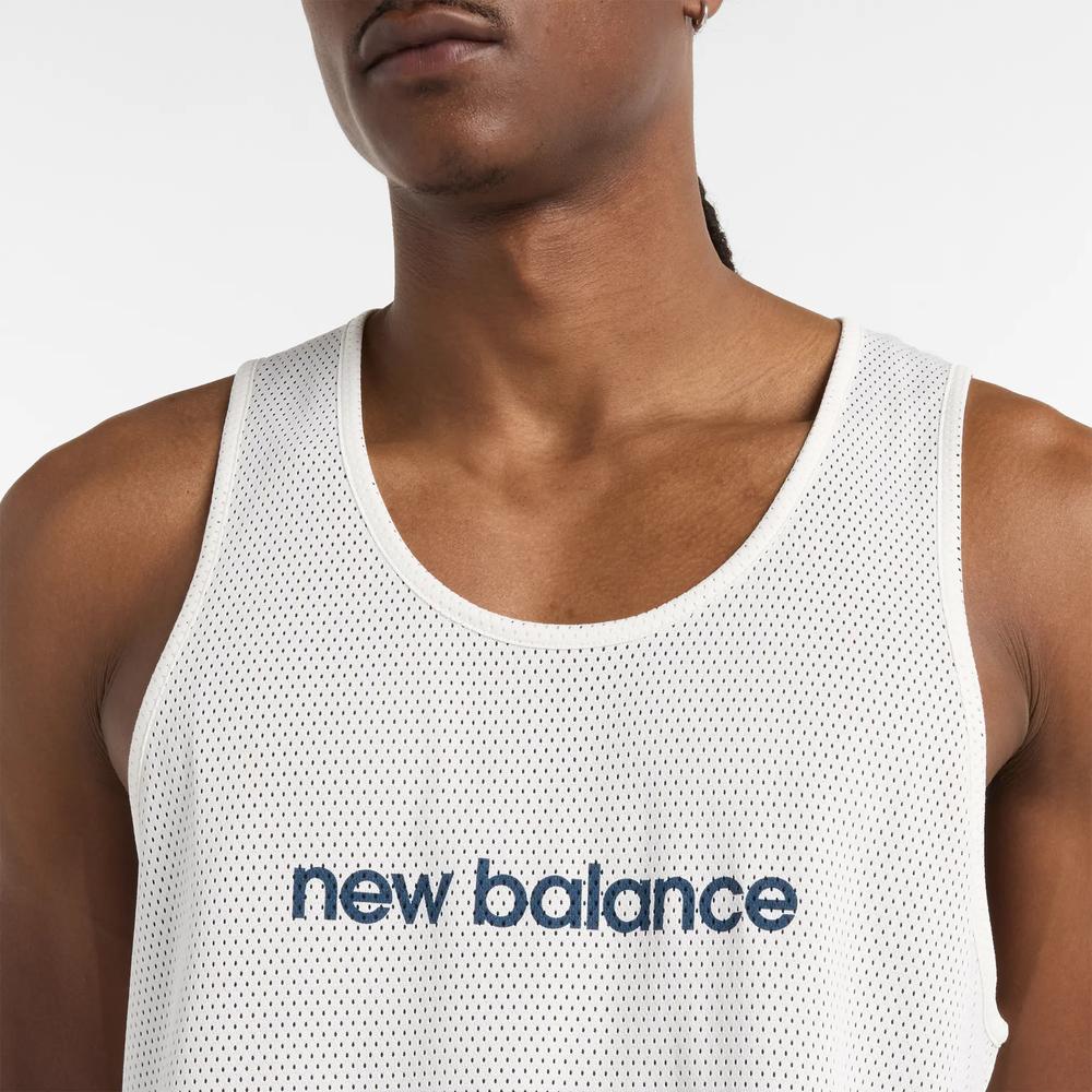 Pánské tričko New Balance MT51608BK - bílé