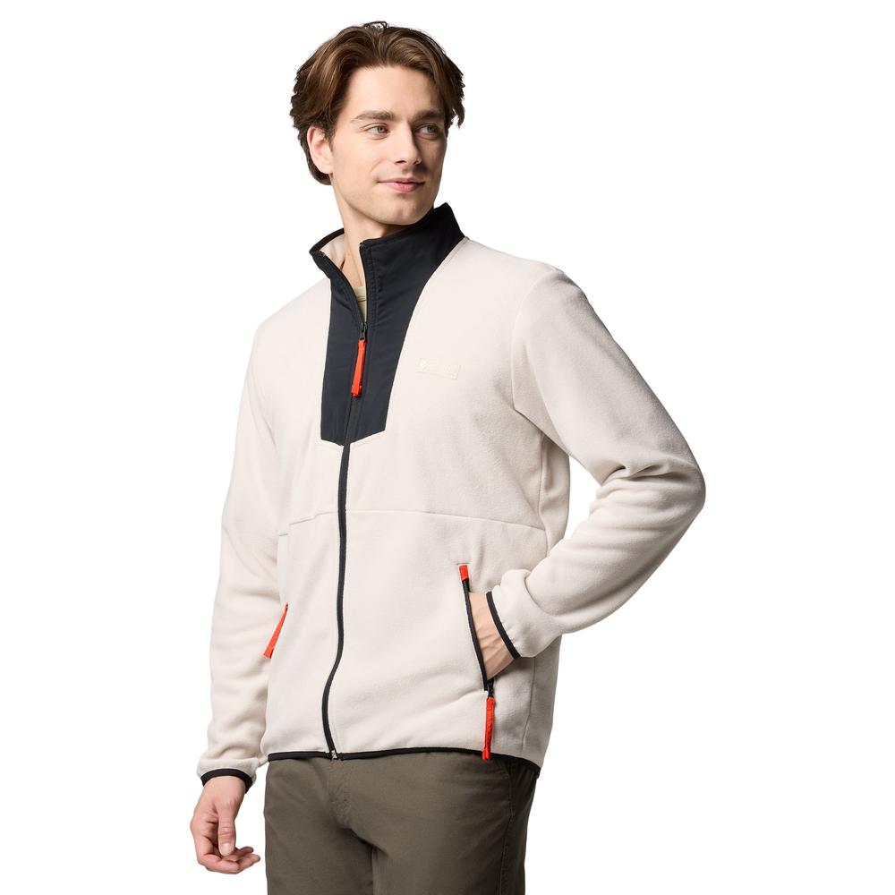 Pánská sportovní mikina Columbia Sequoia Grove Fleece 2095891277 - béžové