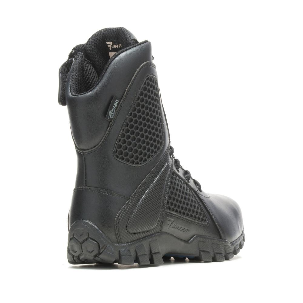 Boty Bates Shock 8 Side Zip E7008 - černé