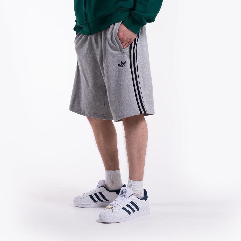 Pánské krátké kalhoty adidas Originals 3-Stripes KE2433 - šedivé