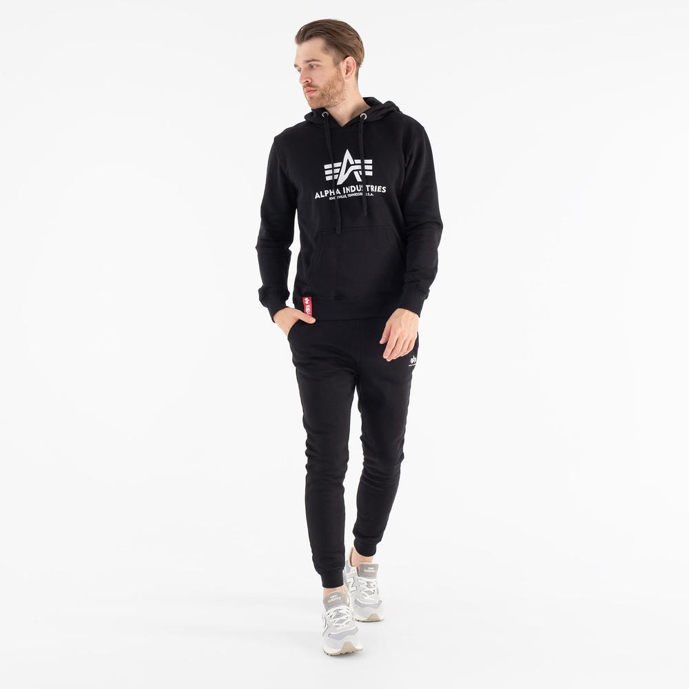 Mikina Alpha Industries Basic Hoody 17831203 - černé