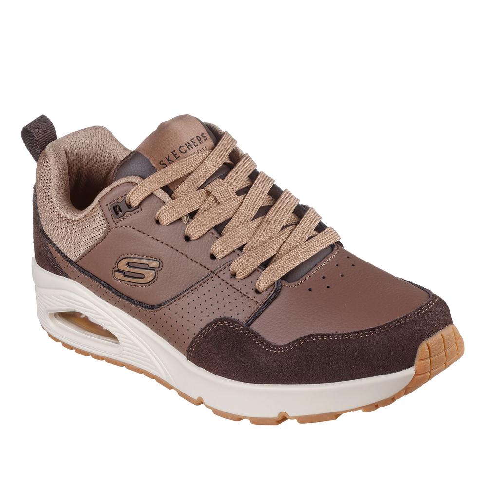 Boty Skechers Uno Retro One 183020BRN - hnědé