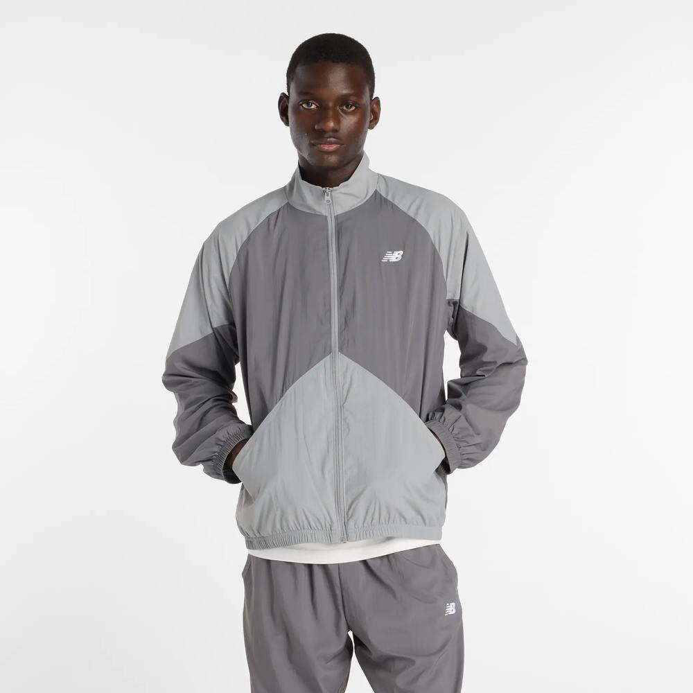 Pánská bunda New Balance MJ61J73YCAS - šedivé