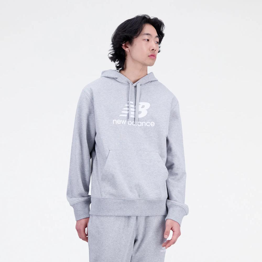 Pánská mikina New Balance MT31537AG – šedé