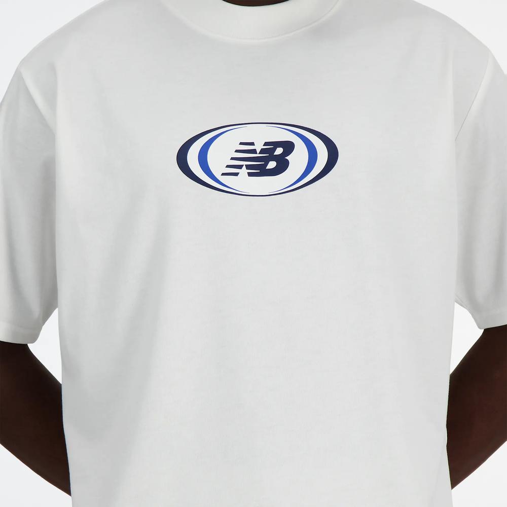 Pánské tričko New Balance MT41600WT - bílé