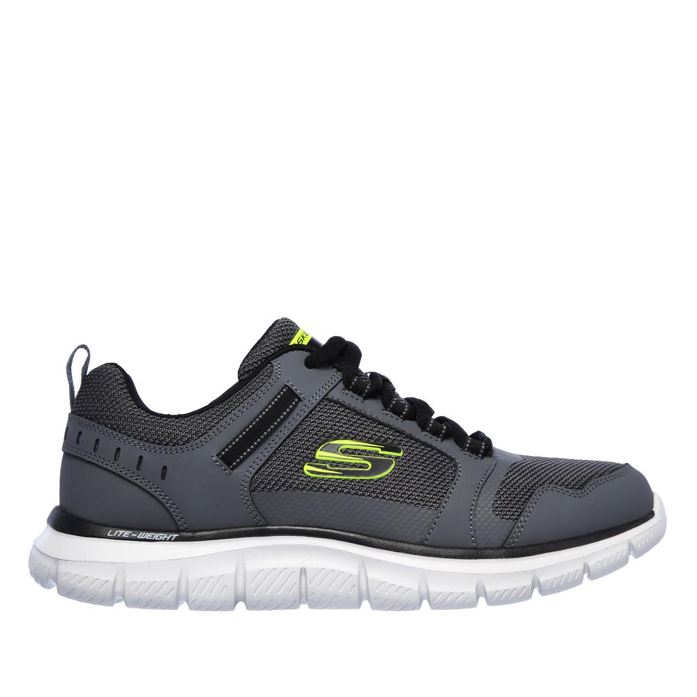 Unisex boty Skechers Track Knockhill 232001CCBK - šedivé