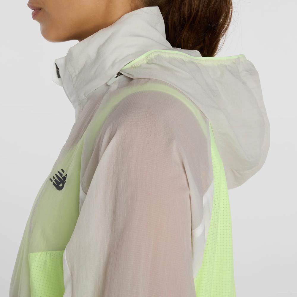 Dámská bunda New Balance WJ61J326AFG - bílé