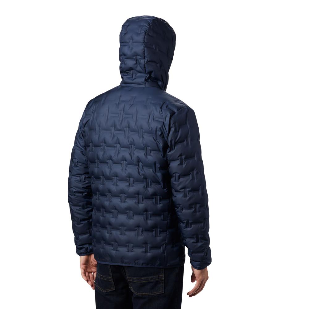 Bunda Columbia Delta Ridge Down Hooded 1875892464 - tmavě modrě