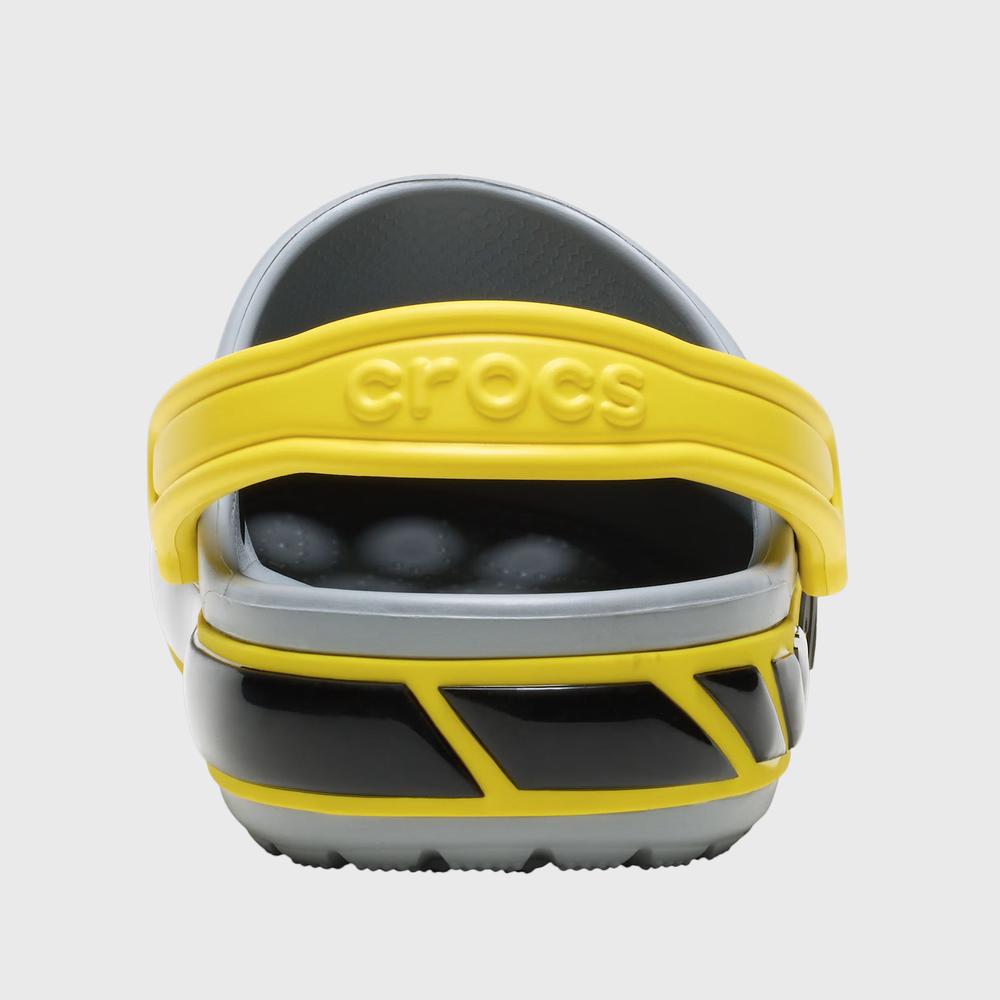 Žabky Crocs Bayaband Racer Band Clog 211182-007 - šedivé