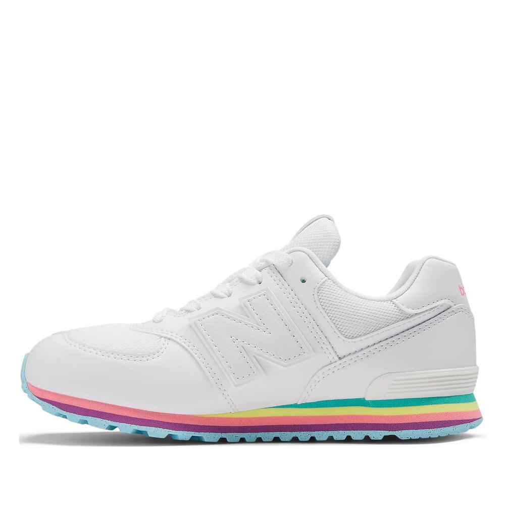 Boty New Balance GC574KIJ - bílé
