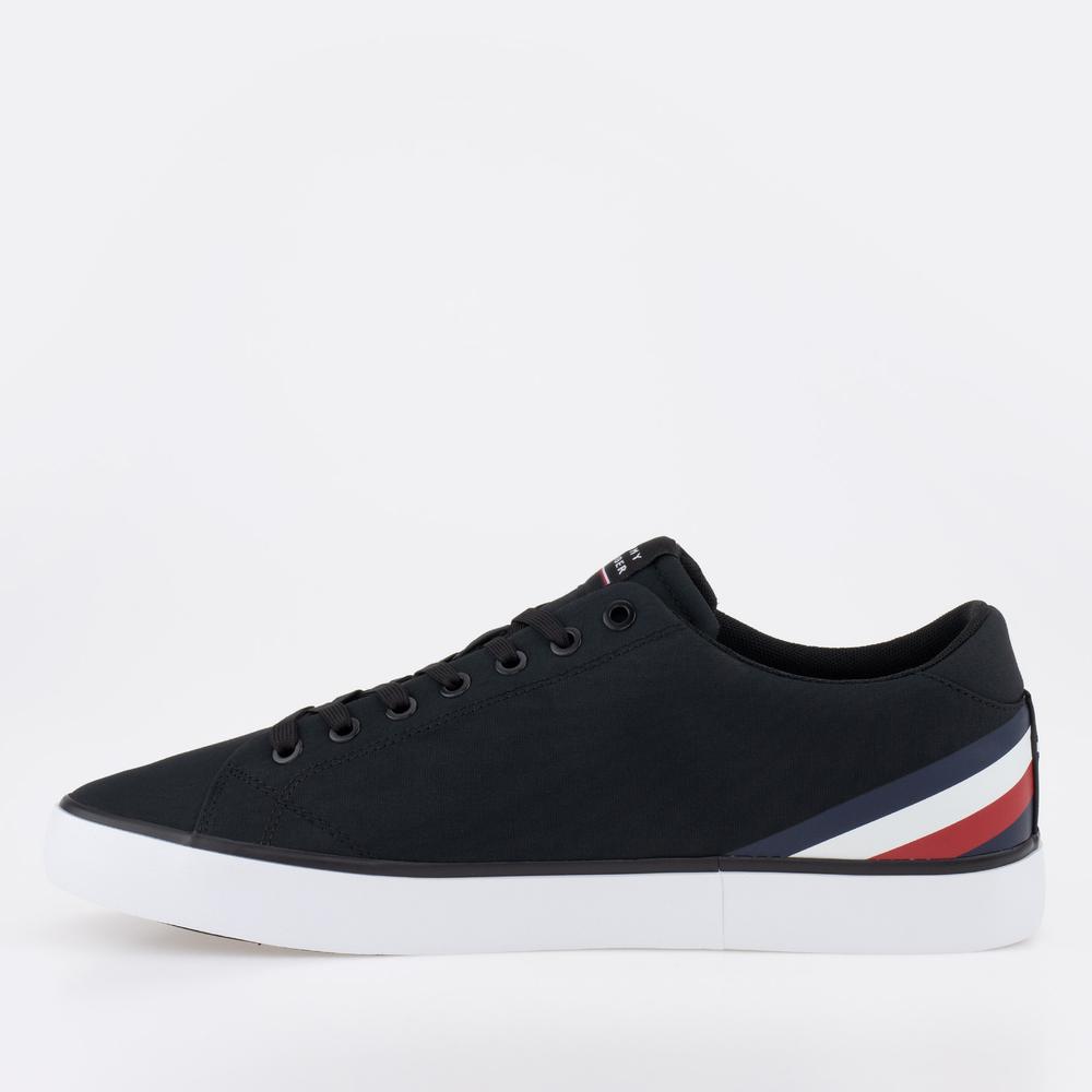 Boty Tommy Hilfiger HI Vulc Core Low Stripes FM0FM04735-BDS - černé