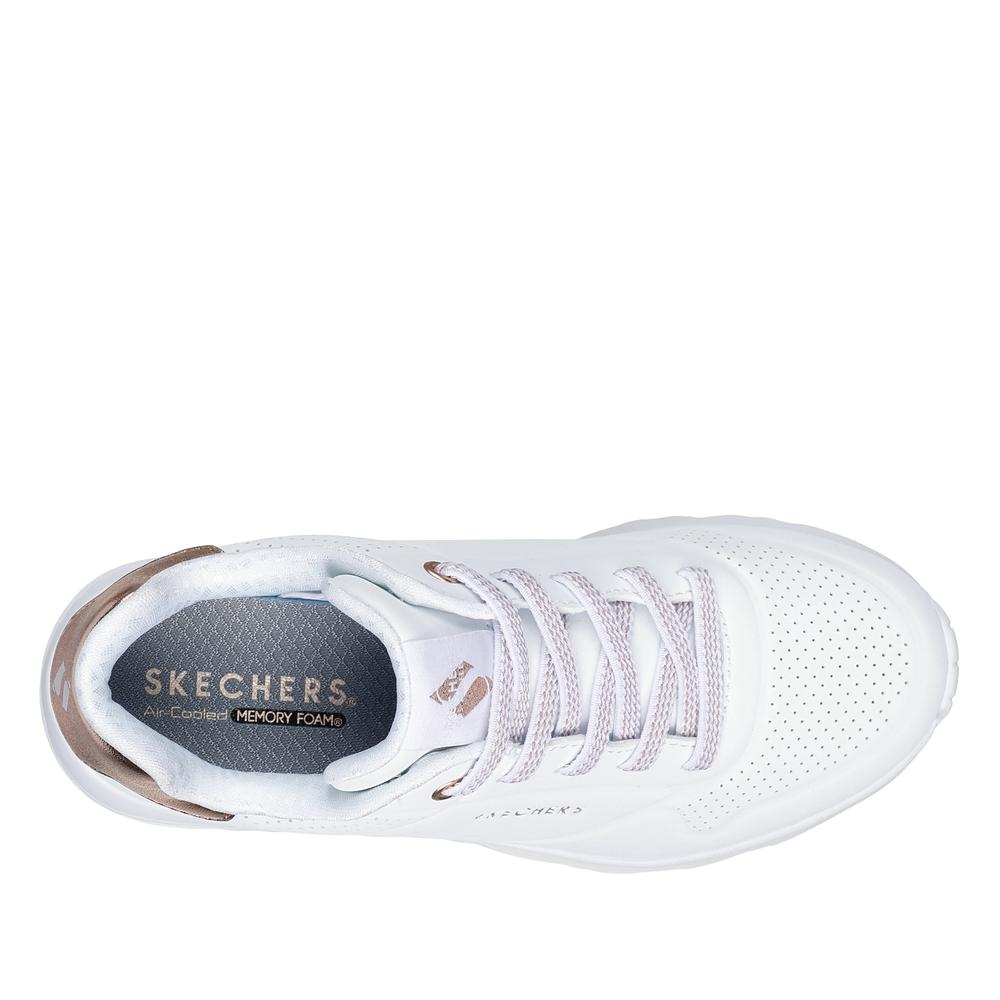 Dětské boty Skechers Uno Lite 310384LWHT - bílé