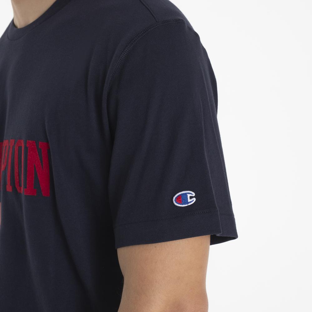 Tričko Champion Crewneck 220432-BS501 - tmavě modrě