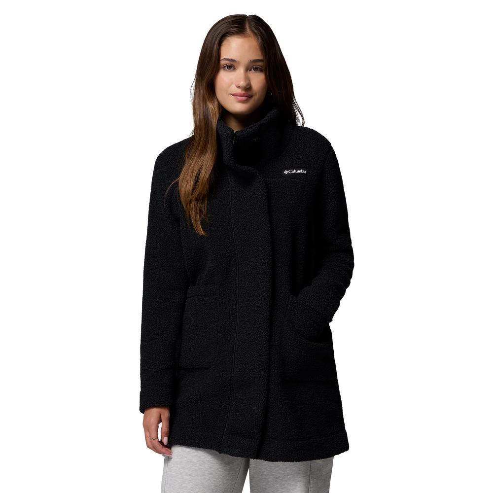 Dámská bunda Columbia Panorama Lon Sherpa Fleece 1862582010 - černé