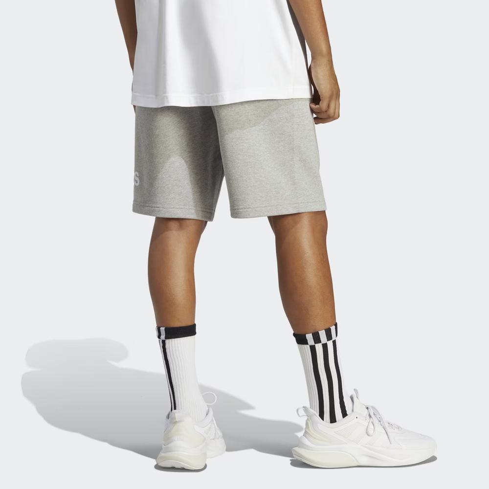 Krátké kalhoty adidas Essentials Big Logo French Terry IC9403 - šedivé