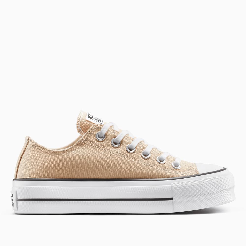 Boty Converse Chuck Taylor All Star Lift Platform A11877C - béžové