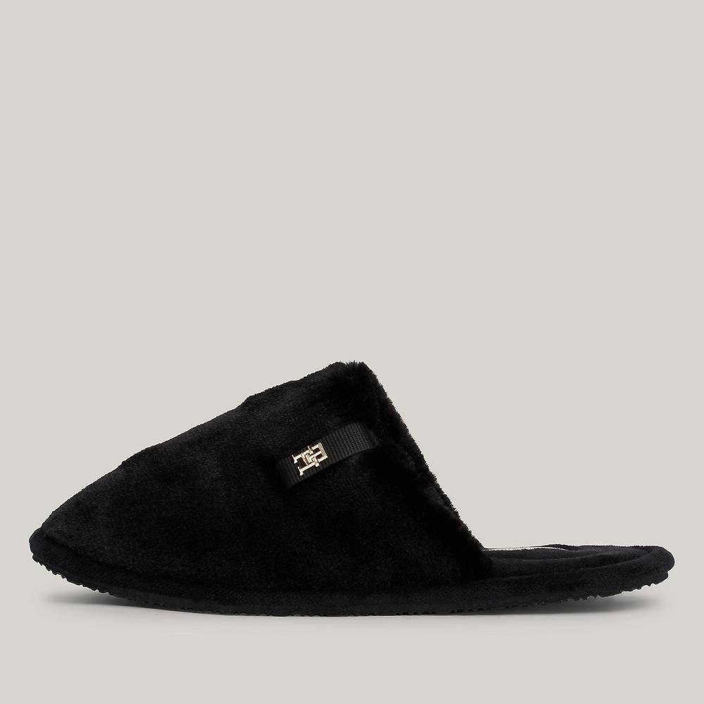 Žabky Tommy Hilfiger Comfort Home Slipper FW0FW08138-BDS - černé