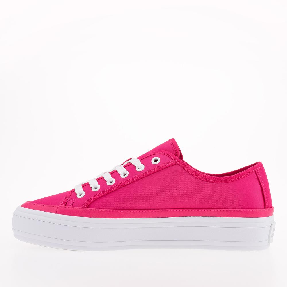 Boty Tommy Hilfiger Essential Vulcanized Canva FW0FW07459-T1K - růžové