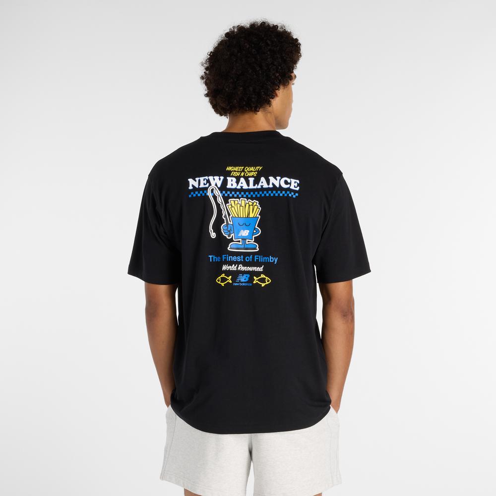 Pánské tričko New Balance MMT61I5BMBK - černé