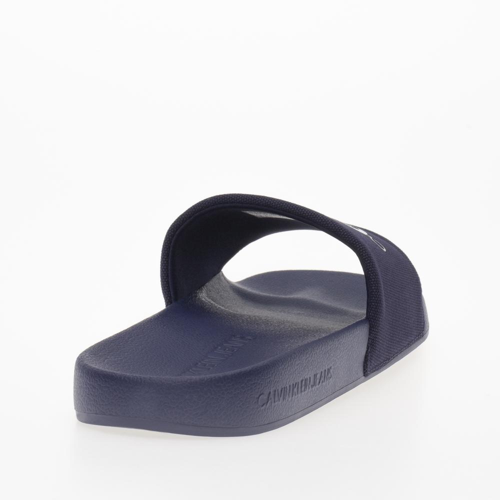 Žabky Calvin Klein Slide Monogram CO YM0YM00061-0GY - tmavě modrě