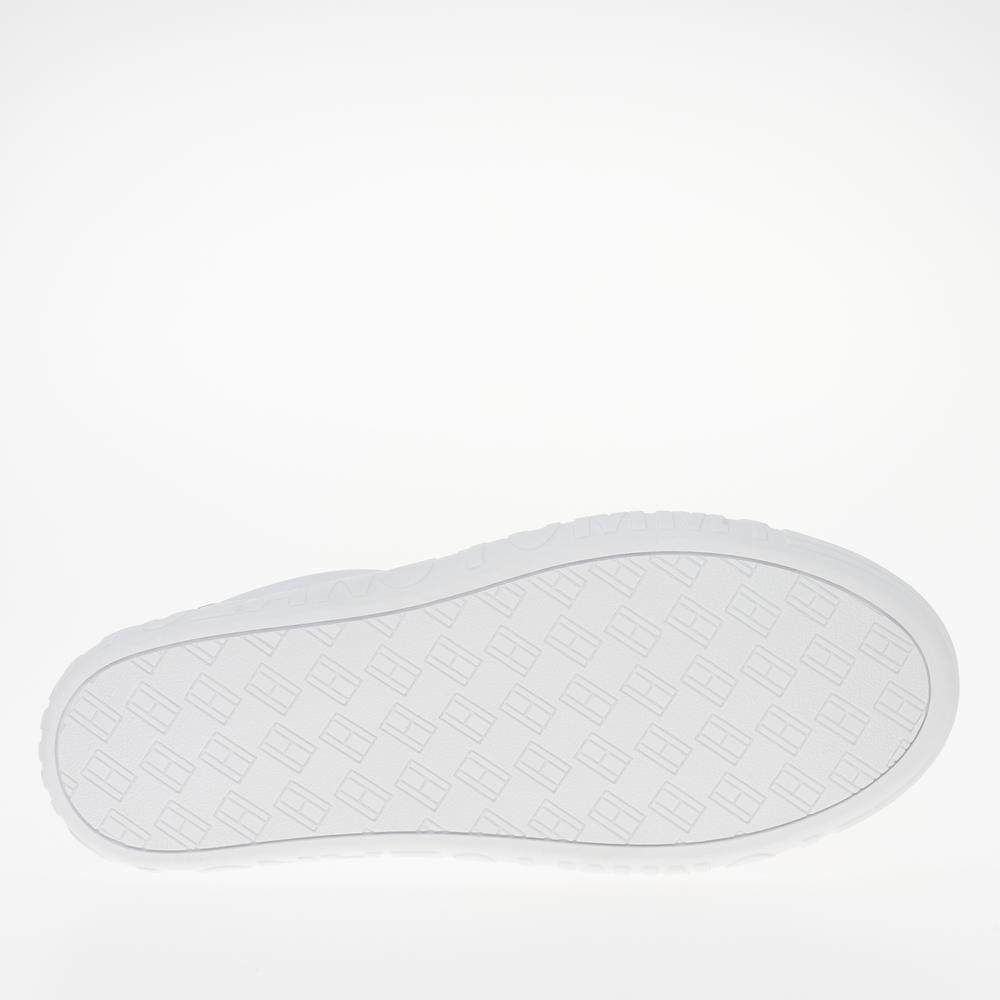 Boty Tommy Jeans Leather Cupsole Ess EN0EN02507-YBS - bílé