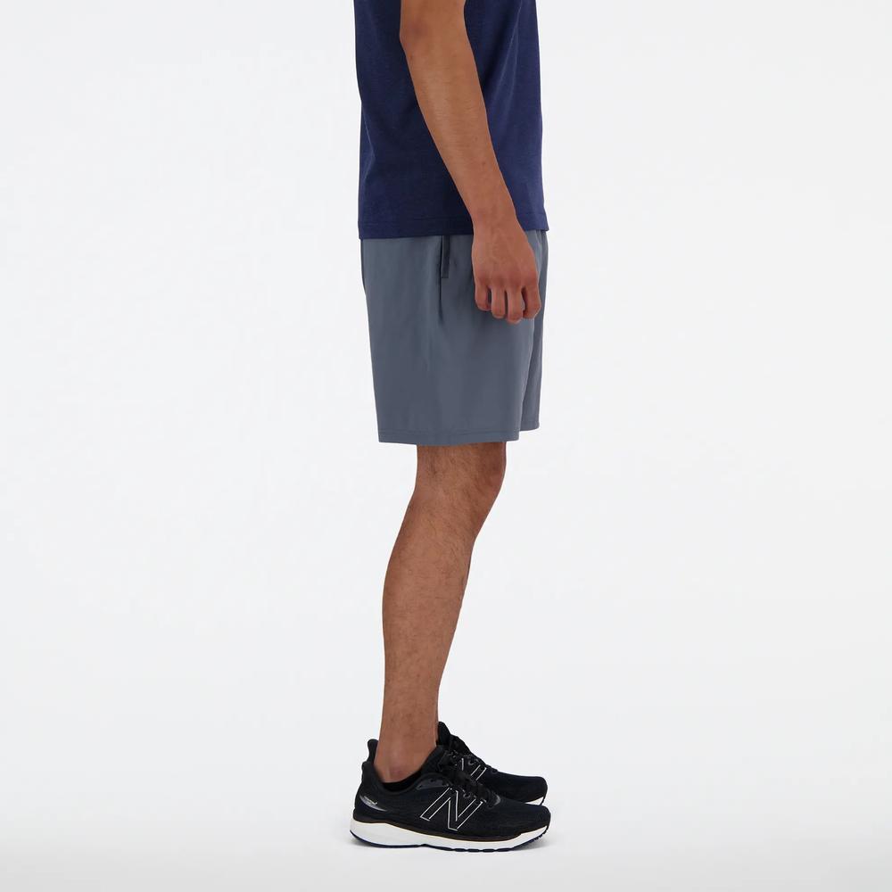 Pánské šortky New Balance MS41232GT - šedivé