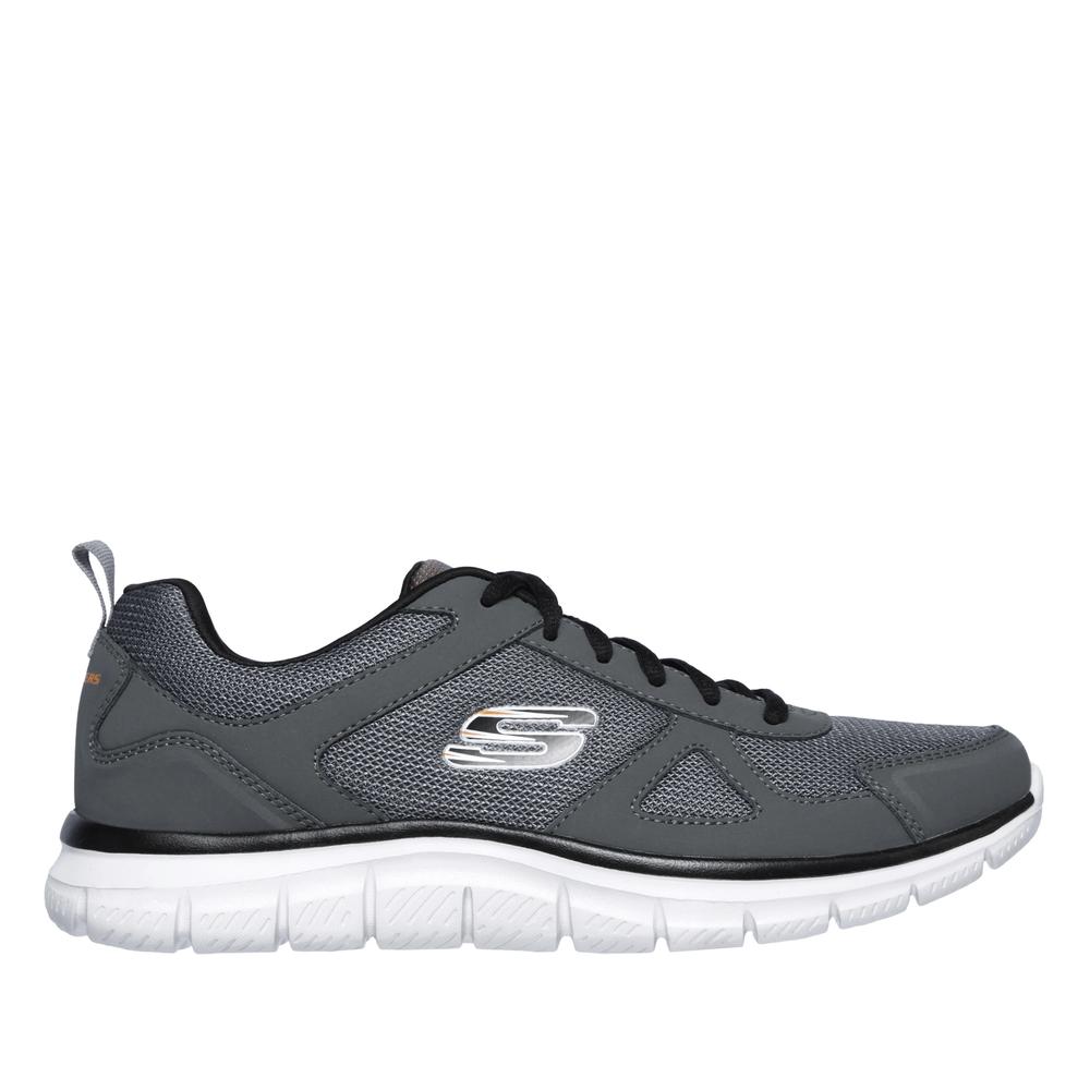 Pánské boty Skechers Track 52631CCBK - šedivé