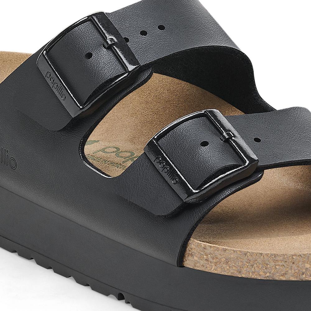 Žabky Birkenstock Arizona PAP Flex Platform 1027395  - černé