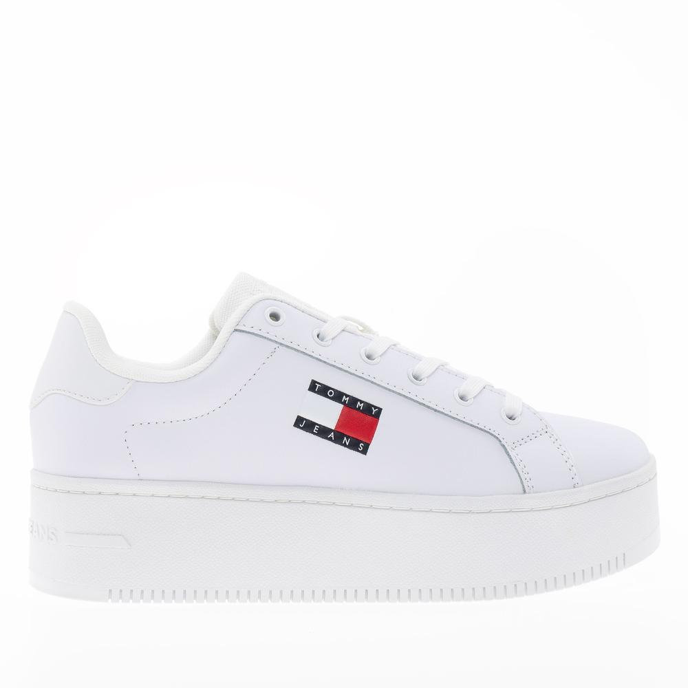 Boty Tommy Hilfiger TJW Flatform Ess EN0EN02518-YBS - bílé
