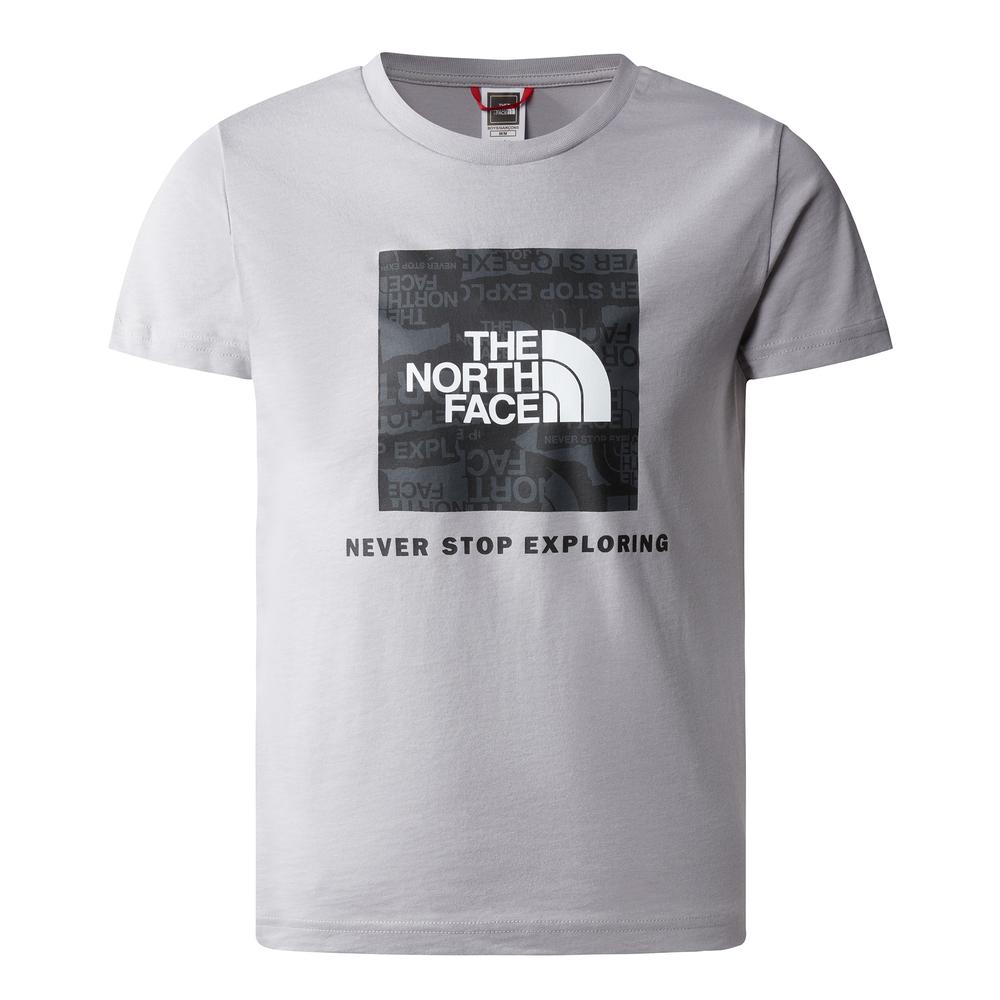 Tričko The North Face Redbox 0A82E9A911 - šedivé