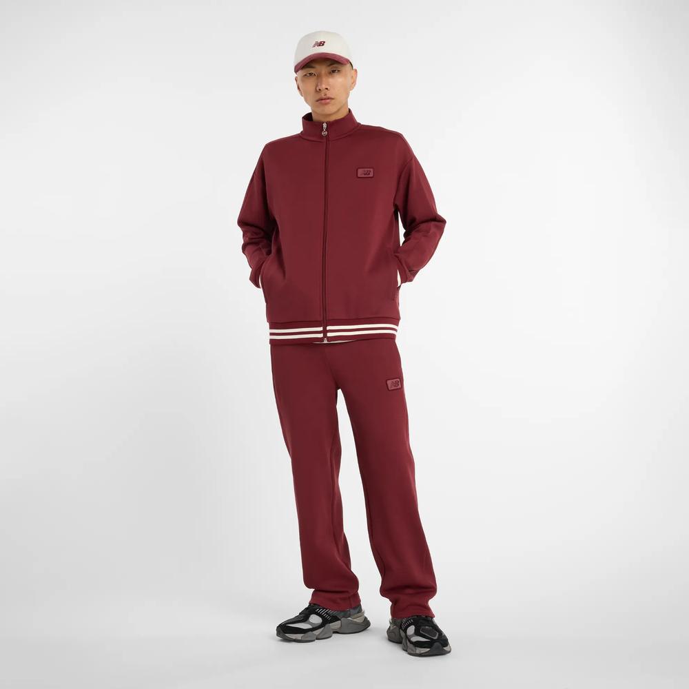 Pánské mikina New Balance MJ53502MHB - bordové