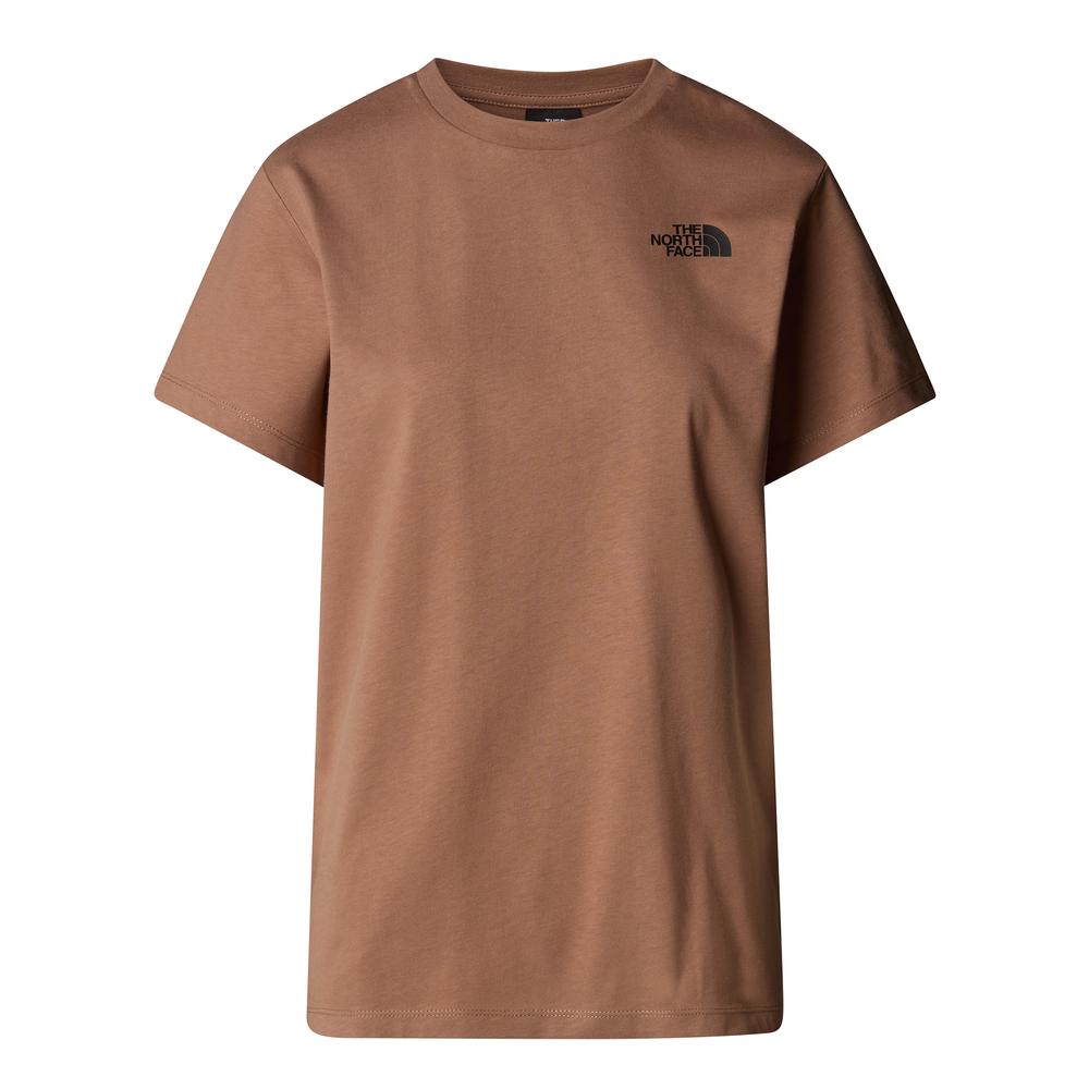 Tričko The North Face Redbox 0A87NK6E11 - hnědé