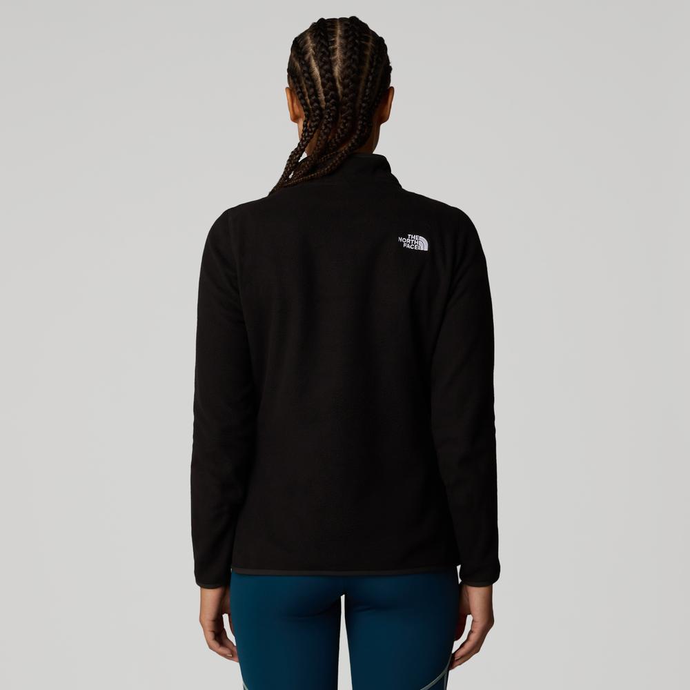 Blúza The North Face 100 Glacier 1/4 Zip Fleece 0A855M4H01 - černé