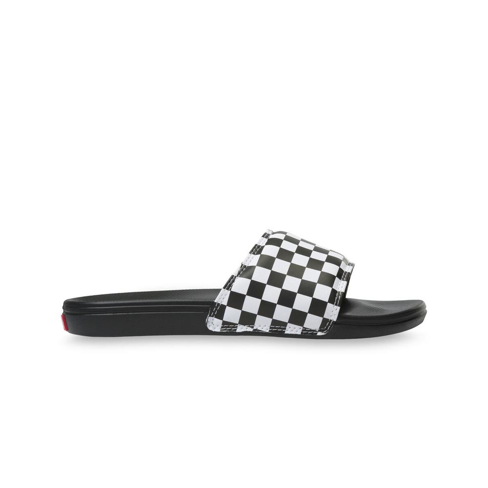 Žabky Vans Checkerboard La Costa Slide-On VN0A5HF527I1 - černé