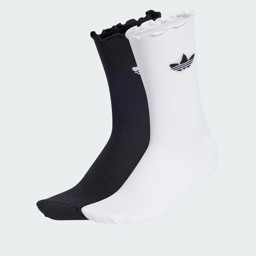 Dámské ponožky adidas Originals Ruffle 2 Pairs JD5623 - černé