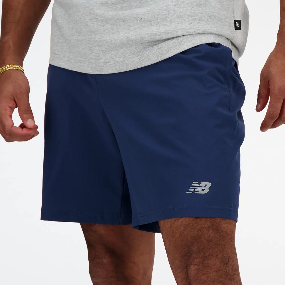 Pánské šortky New Balance MS41232NNY - tmavě modrě