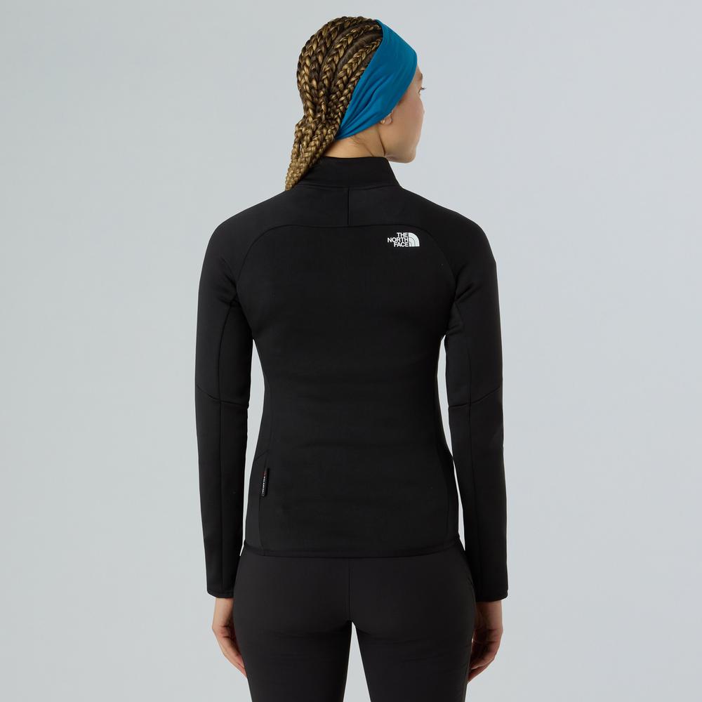 Blúza dámské The North Face Meteora 1/4 Zip Fleece 0A8E2SJK31 - černé