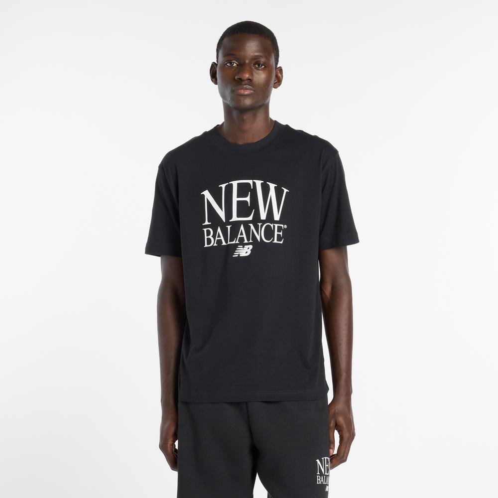 Pánské tričko New Balance MT61X6EQBK - černé