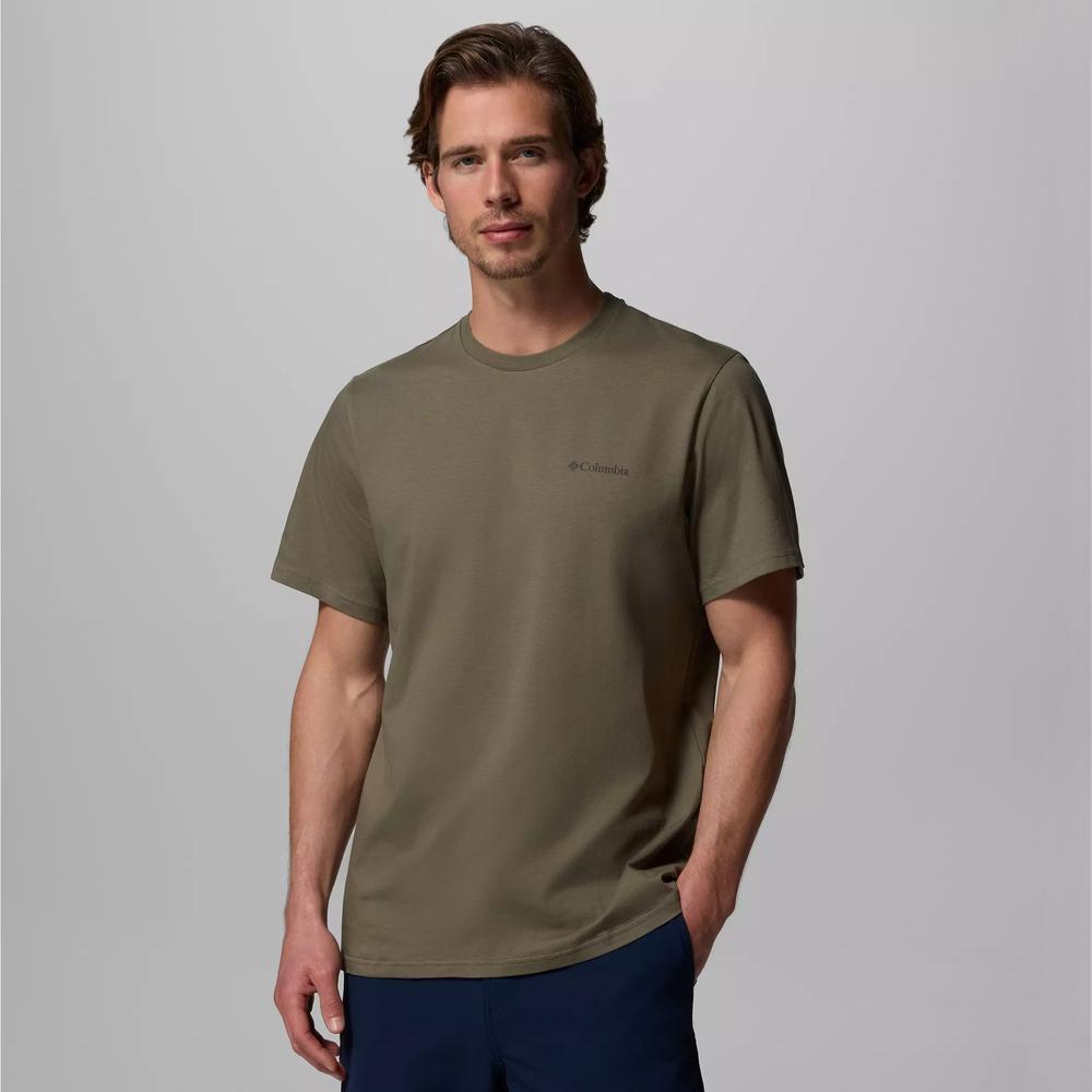 Pánská tričko Columbia CSC Basic 2154991397 - zelené