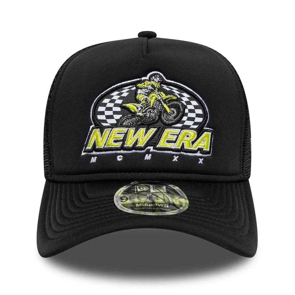 Čepice pánské New Era Graphic 9FORTY M-Crown A-Frame Trucker 60771804 - černé