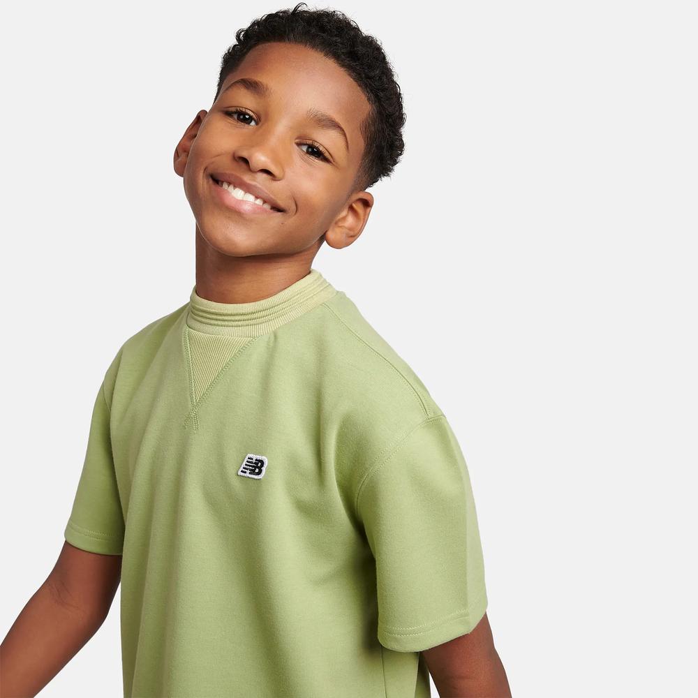 Dětské tričko New Balance LAKB0191EEN - zelené
