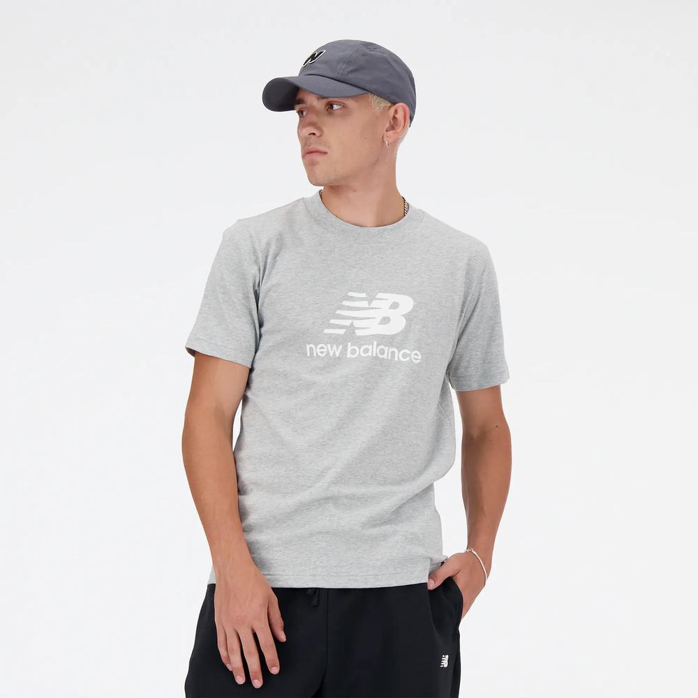 Pánské tričko New Balance MT41502AG - šedivé