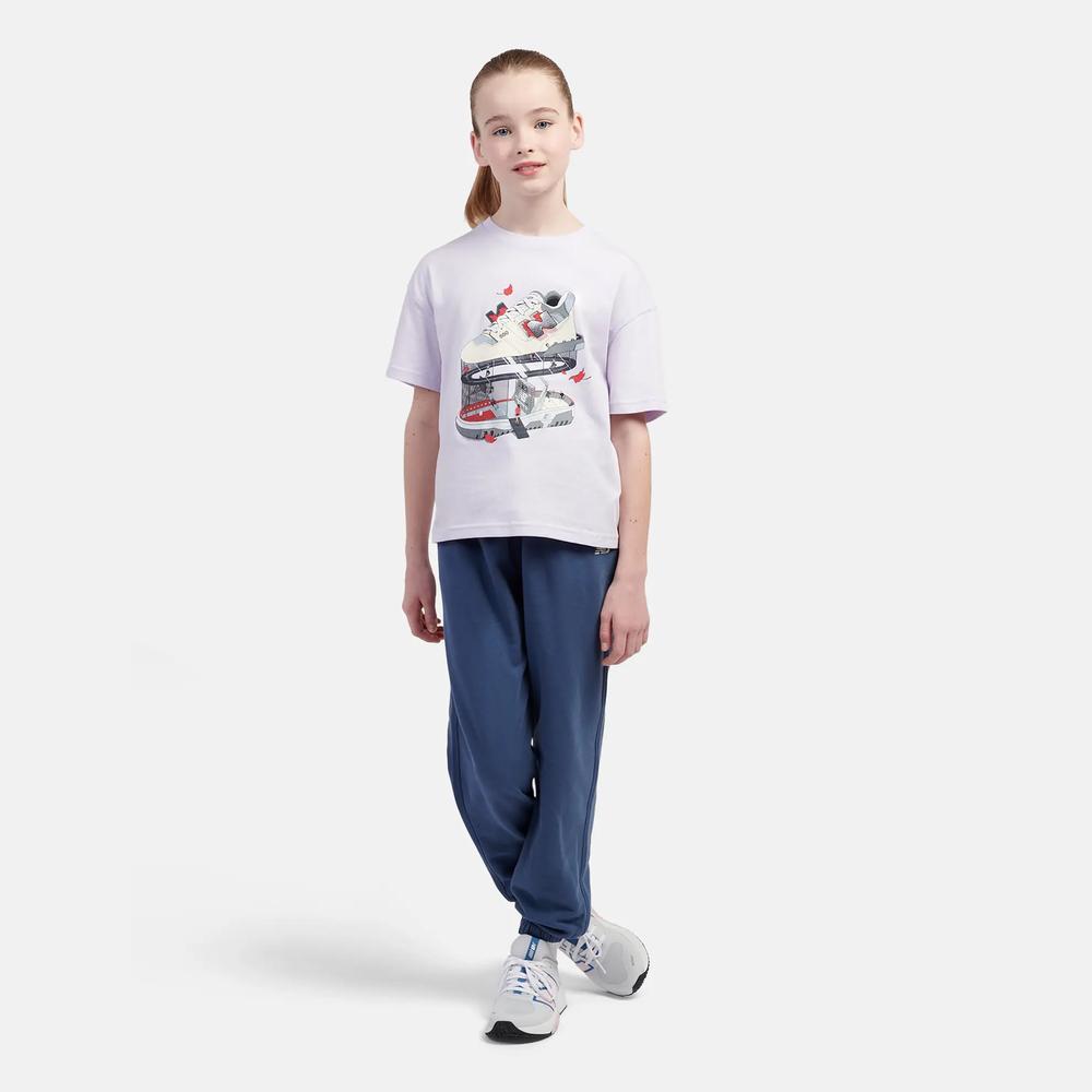 Tričko dětské New Balance LAKG0117RIG - fialové