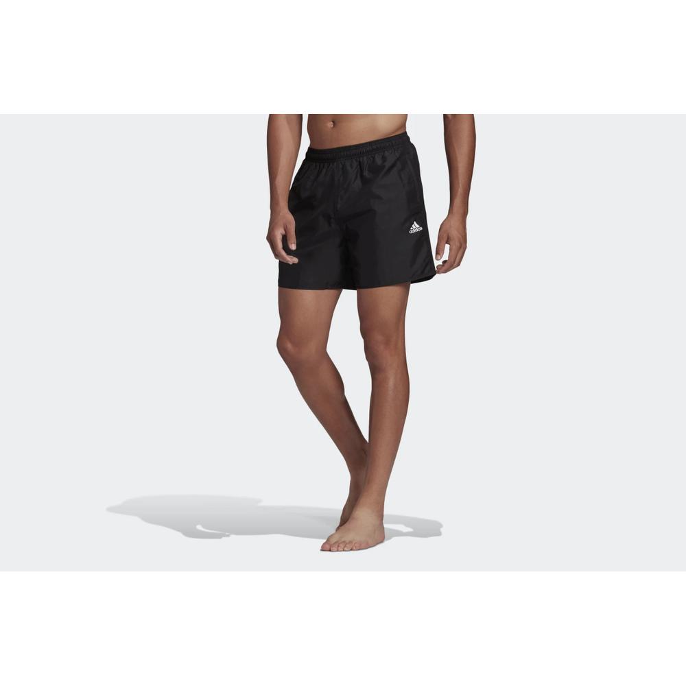 Krátké kalhoty adidas Solid Swim Shorts GQ1081 - černé